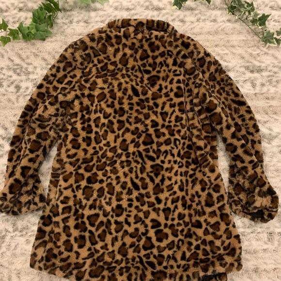 Leopard print faux fur coat - Picture 7 of 7